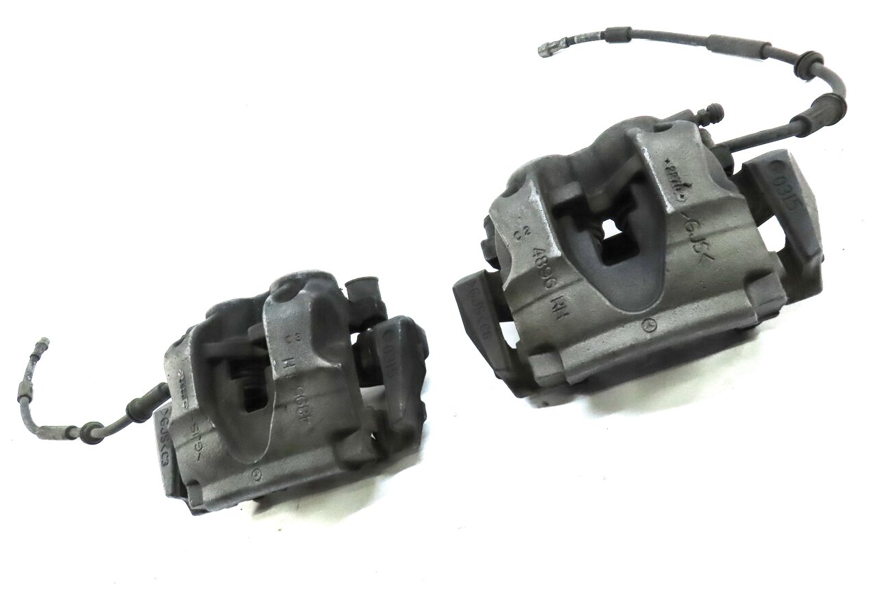 Thumbnail 3: 2012-2019 MERCEDES GL350 GL450 GLS350 ML350 (W166 X166) FRONT BRAKE CALIPER SET2