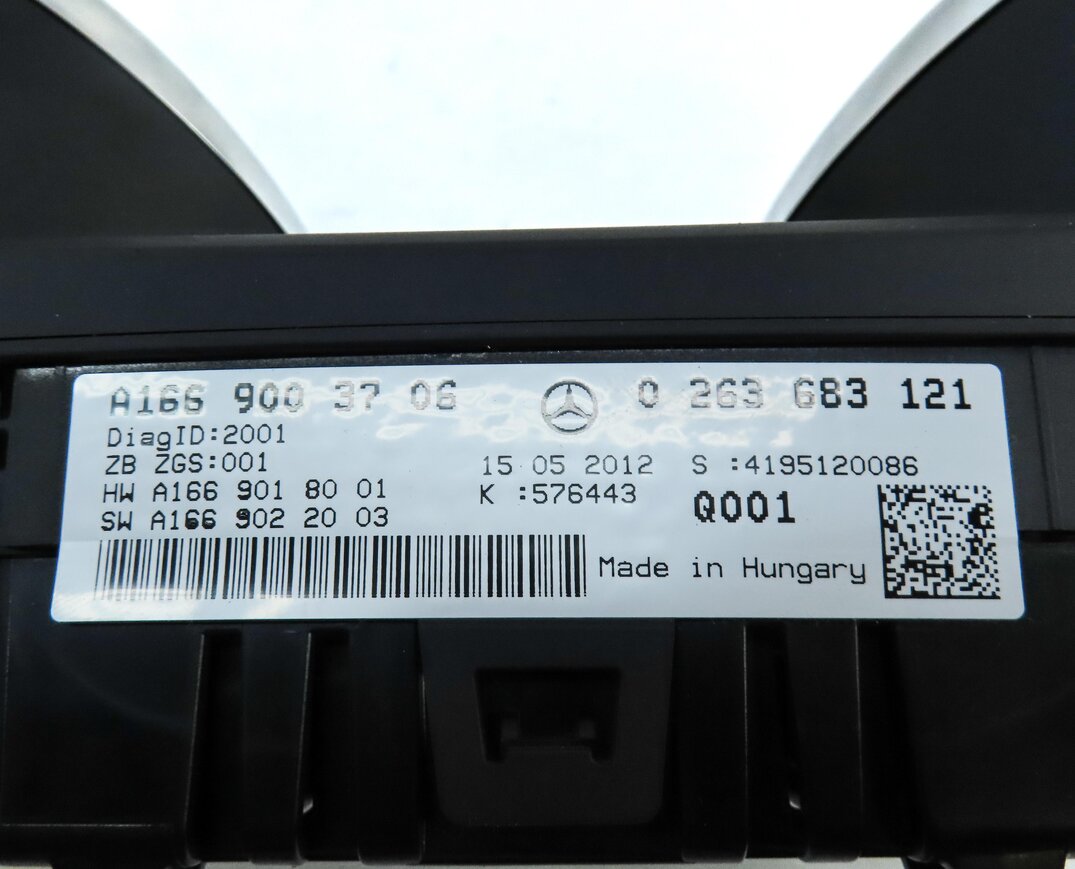 Thumbnail 7: 13 MERCEDES ML GL (W166 X166) SPEEDOMETER INSTRUMENT GUAGE CLUSTER (178k)
