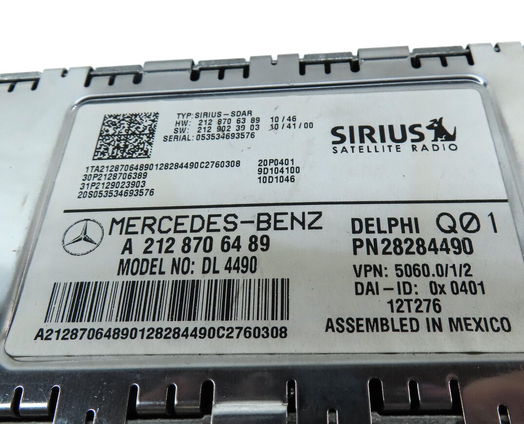 Thumbnail 4: 2013 MERCEDES ML350 (W166) SIRIUS SATELLITE RADIO CONTROL MODULE 2128706489