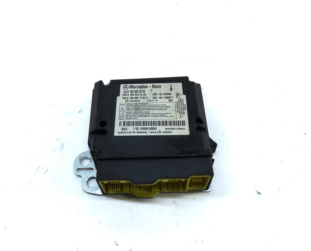 Thumbnail 2: 12-15 MERCEDES G63 GL ML CLASS (W166 X166 X463) SRS SAFETY BAG CONTROL MODULE