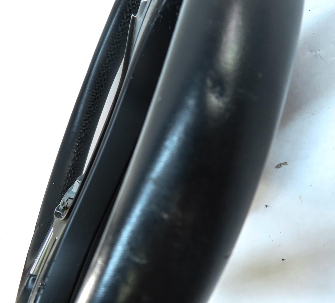Thumbnail 8: 12-16 ML GL (W166 X166) 4 SPOKE BLACK LEATHER STEERING WHEEL w/ SWITCHES PADDLES