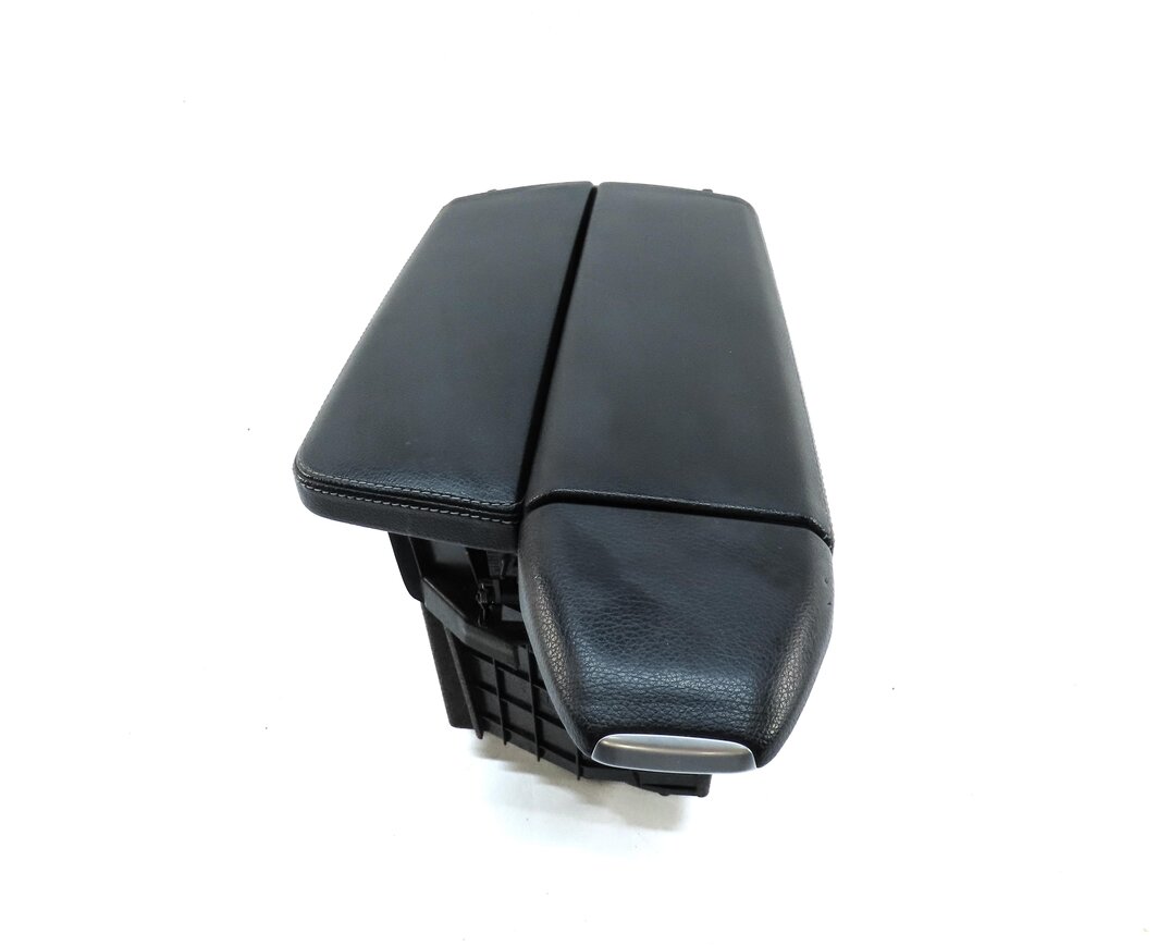 Thumbnail 2: 12-19 MERCEDES GL GLS ML W166 X166 CENTER CONSOLE STORAGE ARMREST & LID (BLACK)