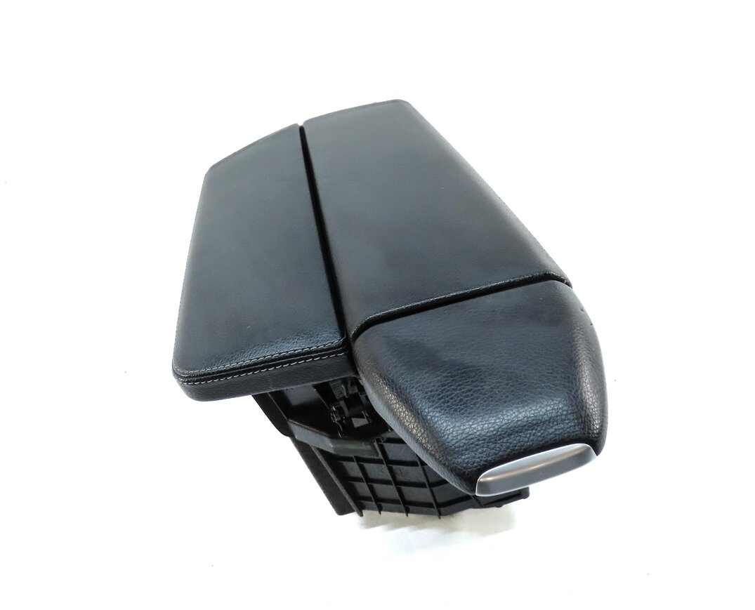 Thumbnail 3: 12-19 MERCEDES GL GLS ML W166 X166 CENTER CONSOLE STORAGE ARMREST & LID (BLACK)