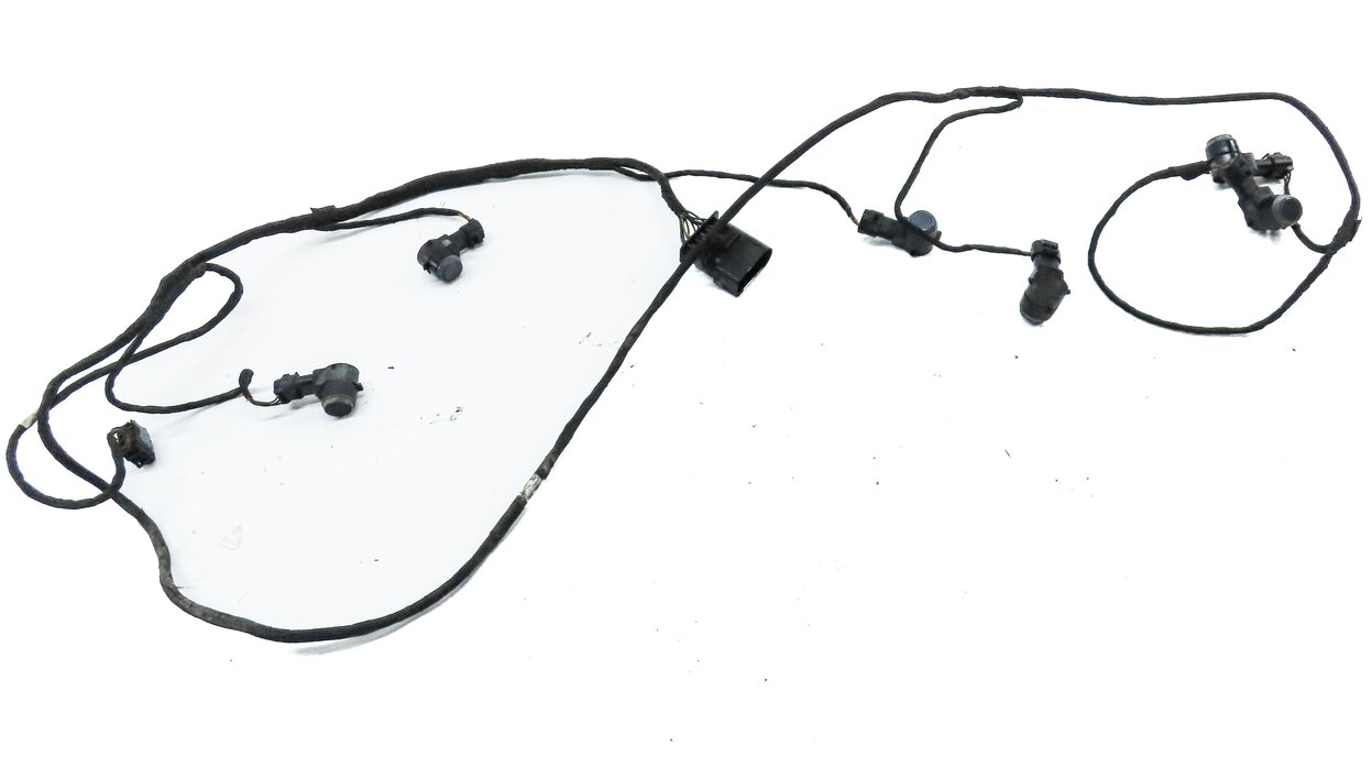 Thumbnail 3: 2013 MERCEDES ML350 W166 FRONT PARK ASSIST PDC SENSOR SET4 (GREY) & WIRE HARNESS