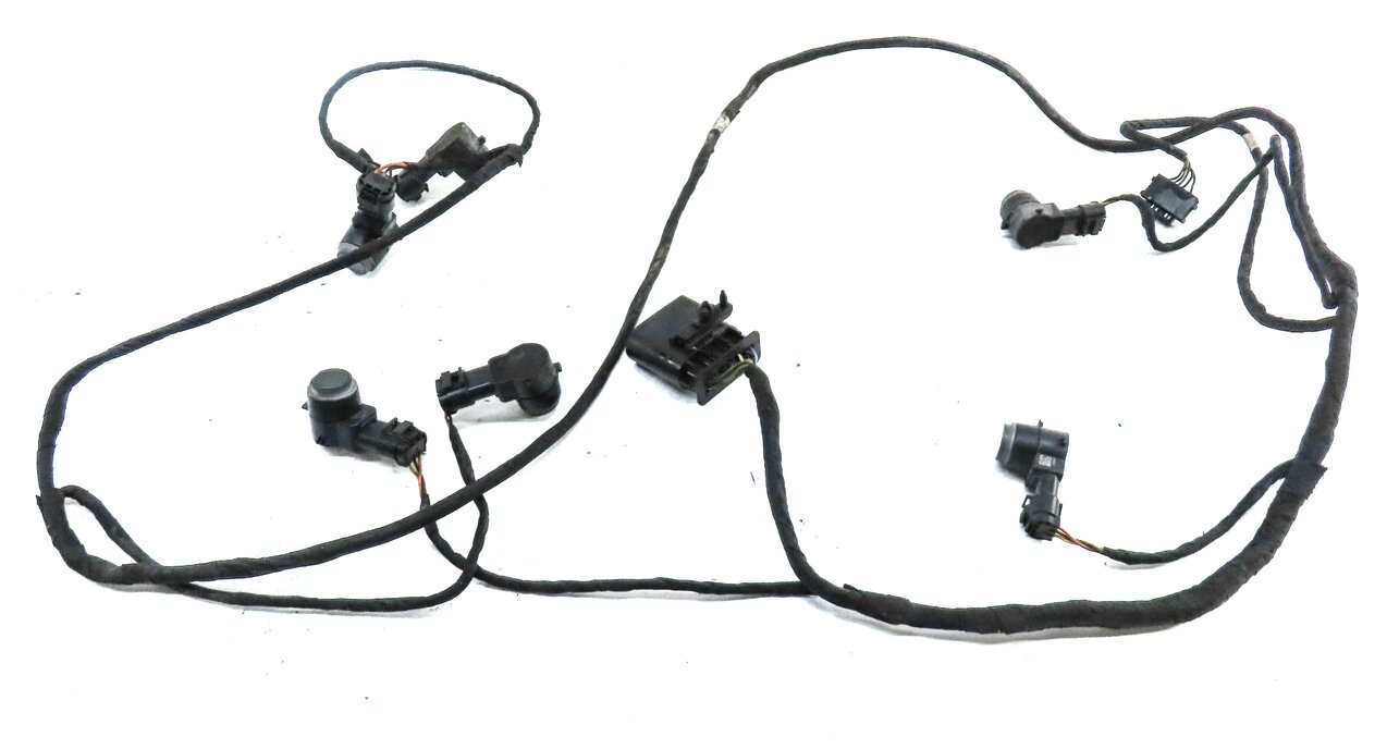 Thumbnail 4: 2013 MERCEDES ML350 W166 FRONT PARK ASSIST PDC SENSOR SET4 (GREY) & WIRE HARNESS