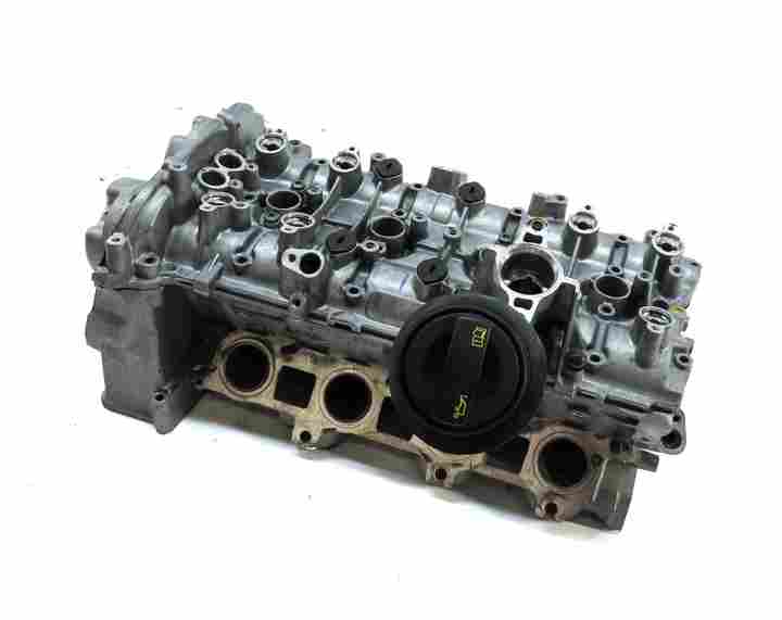 13-14 AUDI A8 S8 (D4 4H) 4.0L TURBO CEUA ENGINE LEFT CYLINDER HEAD & VALVE COVER