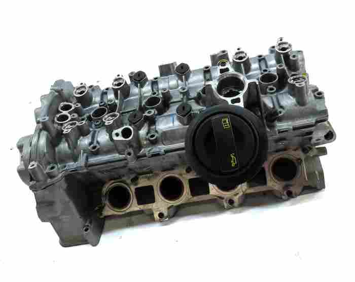 Thumbnail 3: 13-14 AUDI A8 S8 (D4 4H) 4.0L TURBO CEUA ENGINE LEFT CYLINDER HEAD & VALVE COVER