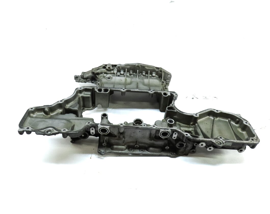 Thumbnail 4: 2013-2014 AUDI A8 S8 (D4 4H) 4.0L 4.0T TURBO CEUA ENGINE UPPER OIL PAN