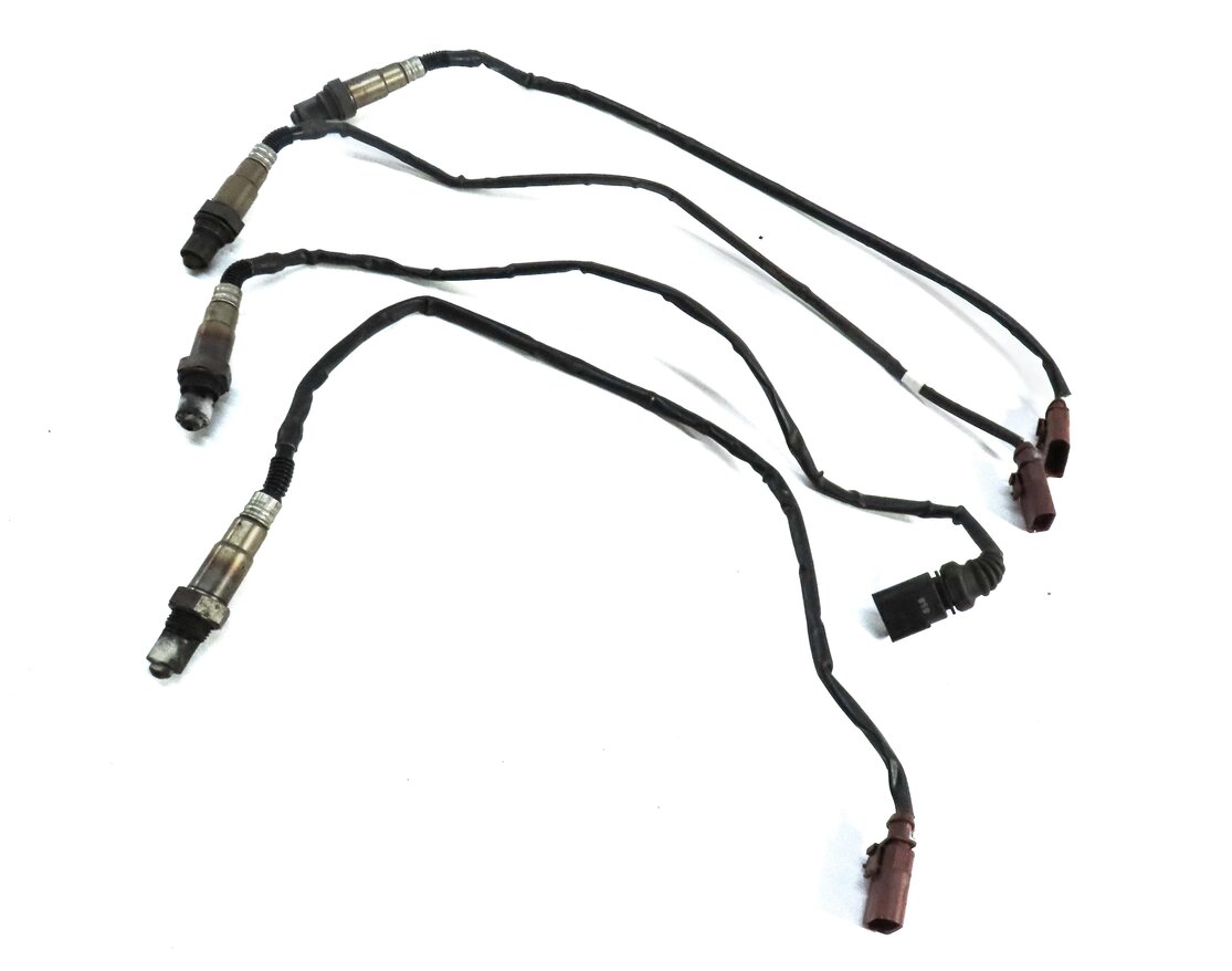 2014 AUDI A8 (D4 4H) 4.0L TURBO CEUA ENGINE PRE POST CAT O2 OXYGEN SENSOR SET 4