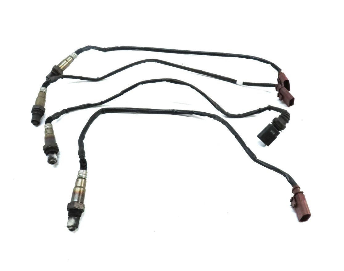 Thumbnail 2: 2014 AUDI A8 (D4 4H) 4.0L TURBO CEUA ENGINE PRE POST CAT O2 OXYGEN SENSOR SET 4
