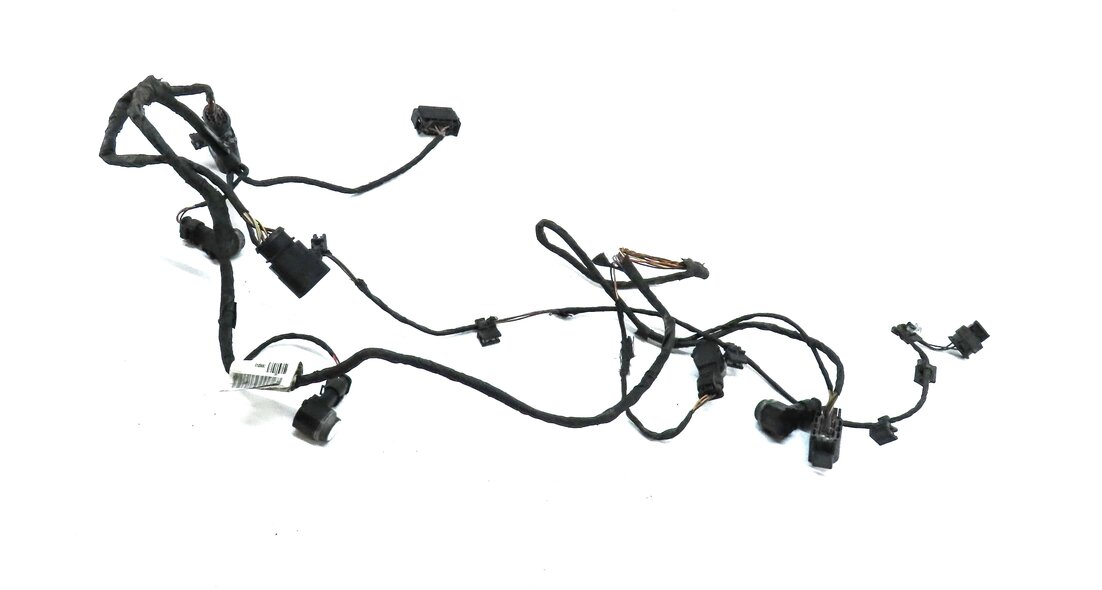 Thumbnail 1: 2014 AUDI A8 (D4 4H) REAR PARK ASSIST PDC SENSOR SET 4 (WHITE) w/ WIRING HARNESS