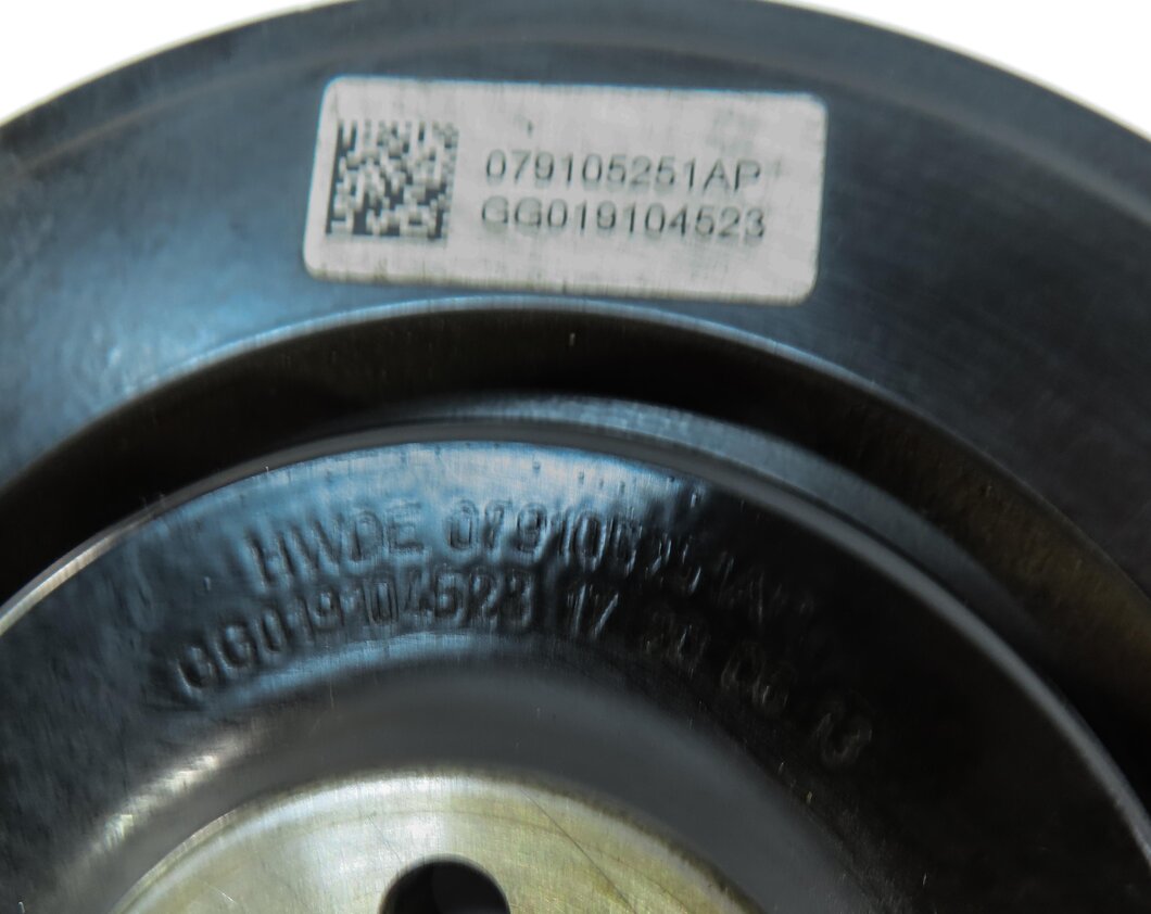 Thumbnail 7: 2013-2014 AUDI A8 S8 (D4 4H) 4.0L TURBO CEUA ENGINE CRANKSHAFT HARMONIC BALANCER