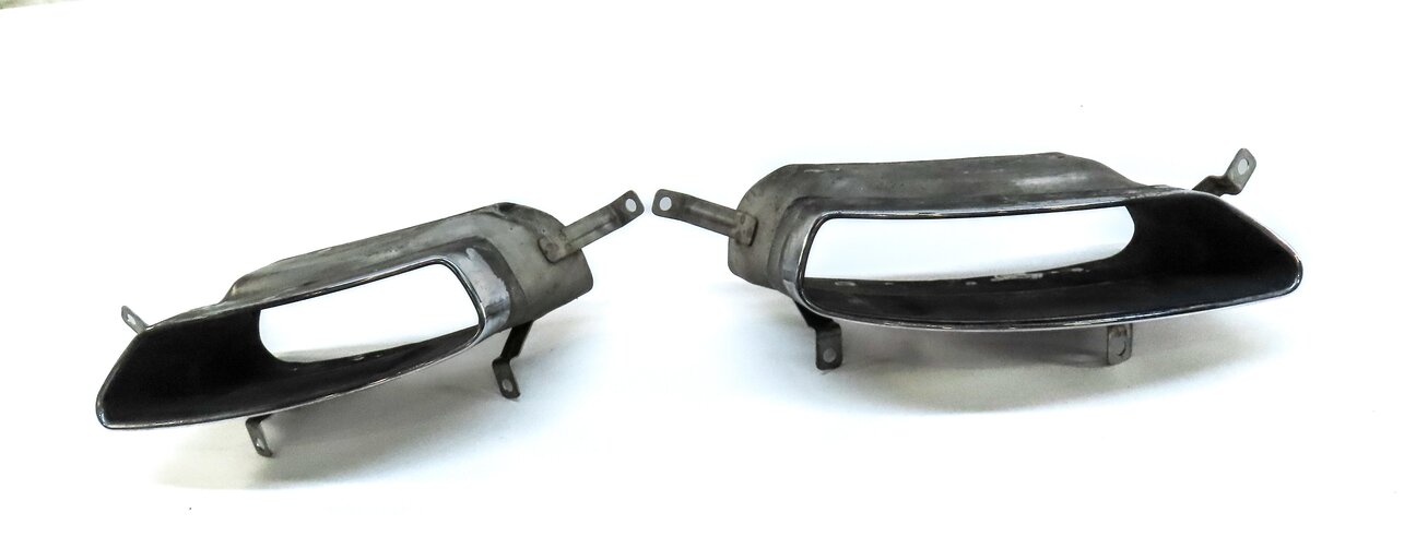 Thumbnail 2: 2014 AUDI A8 (D4 4H) 4.0L TURBO CEUA ENGINE LEFT RIGHT MUFFLER EXHAUST TIP SET 2