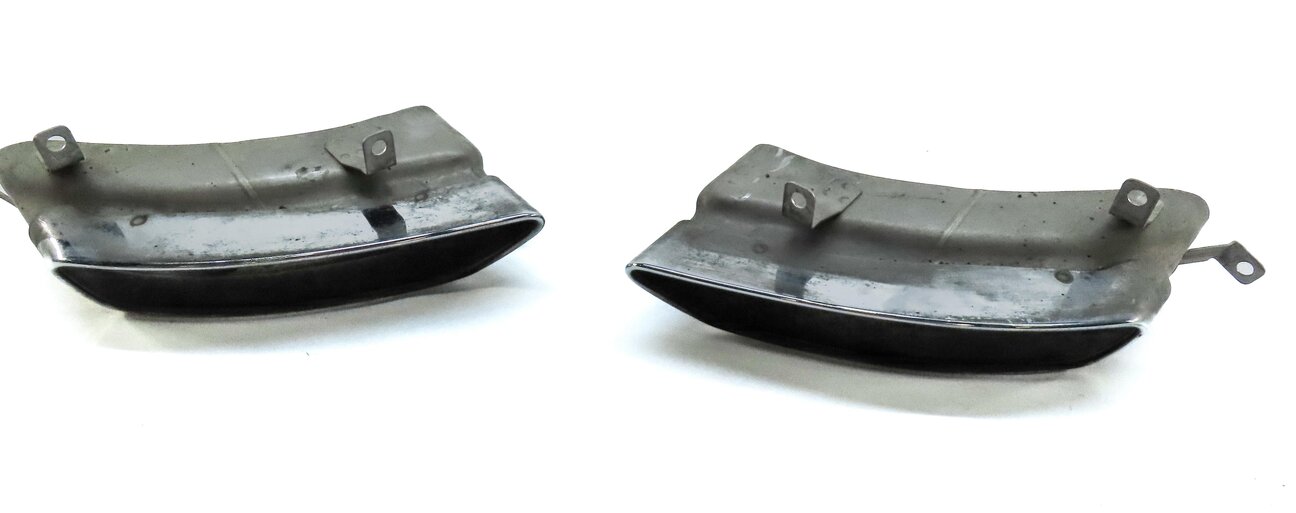Thumbnail 6: 2014 AUDI A8 (D4 4H) 4.0L TURBO CEUA ENGINE LEFT RIGHT MUFFLER EXHAUST TIP SET 2