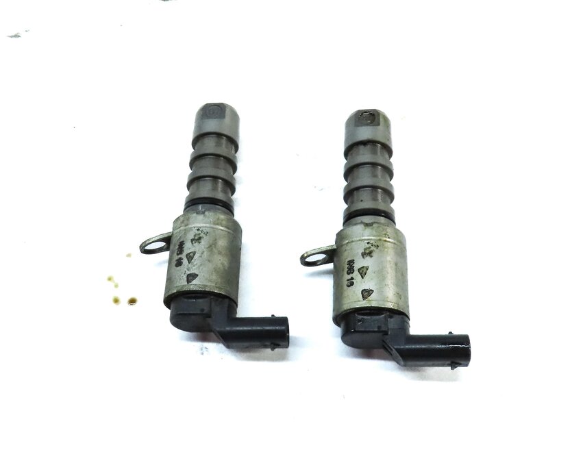 Thumbnail 2: 14 AUDI A8 D4 4H 4.0L TURBO CEUA ENGINE VARIABLE TIMING VVT TIMING SOLENOID SET2