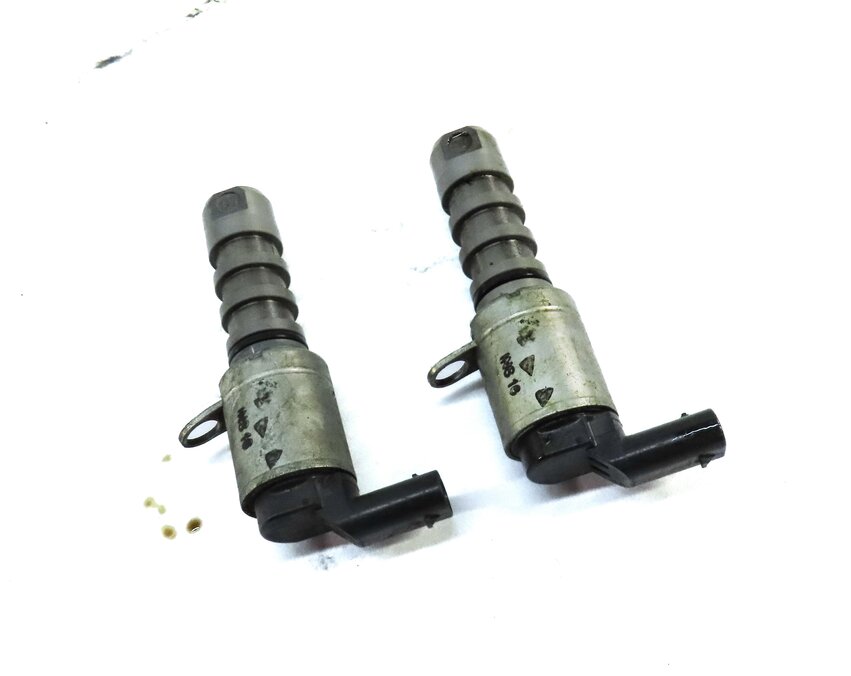 Thumbnail 3: 14 AUDI A8 D4 4H 4.0L TURBO CEUA ENGINE VARIABLE TIMING VVT TIMING SOLENOID SET2
