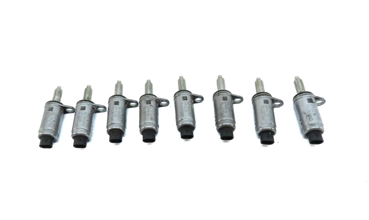 Thumbnail 2: 2014 AUDI A8 (D4 4H) 4.0L TURBO CEUA ENGINE CAMSHAFT ADJUSTMENT SOLENOID SET 8