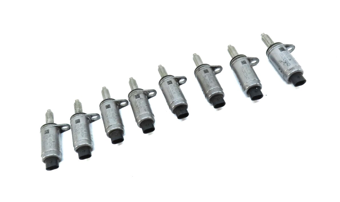 Thumbnail 3: 2014 AUDI A8 (D4 4H) 4.0L TURBO CEUA ENGINE CAMSHAFT ADJUSTMENT SOLENOID SET 8