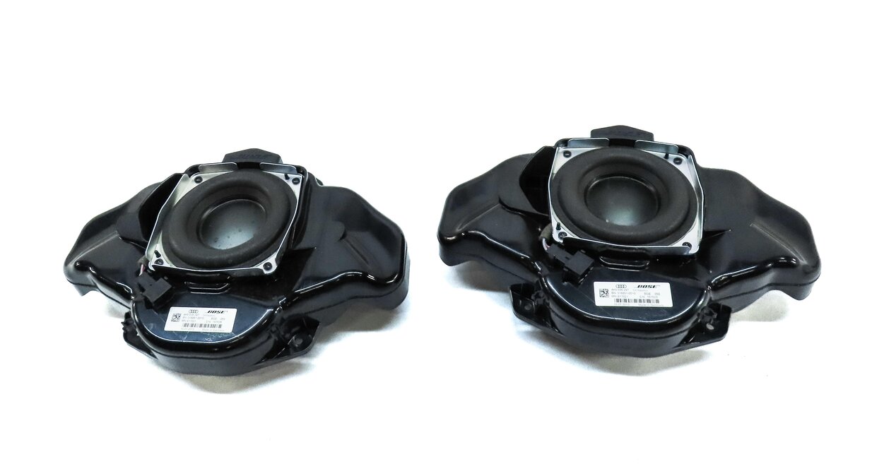 Thumbnail 2: 2014 AUDI A8 D4 4H FRONT LEFT & RIGHT BOSE DOOR SUB WOOFER SUBWOOFER SPEAKER SET