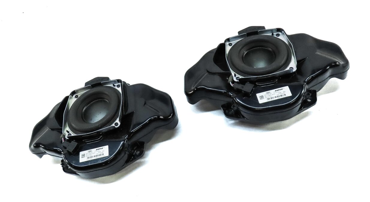 Thumbnail 3: 2014 AUDI A8 D4 4H FRONT LEFT & RIGHT BOSE DOOR SUB WOOFER SUBWOOFER SPEAKER SET