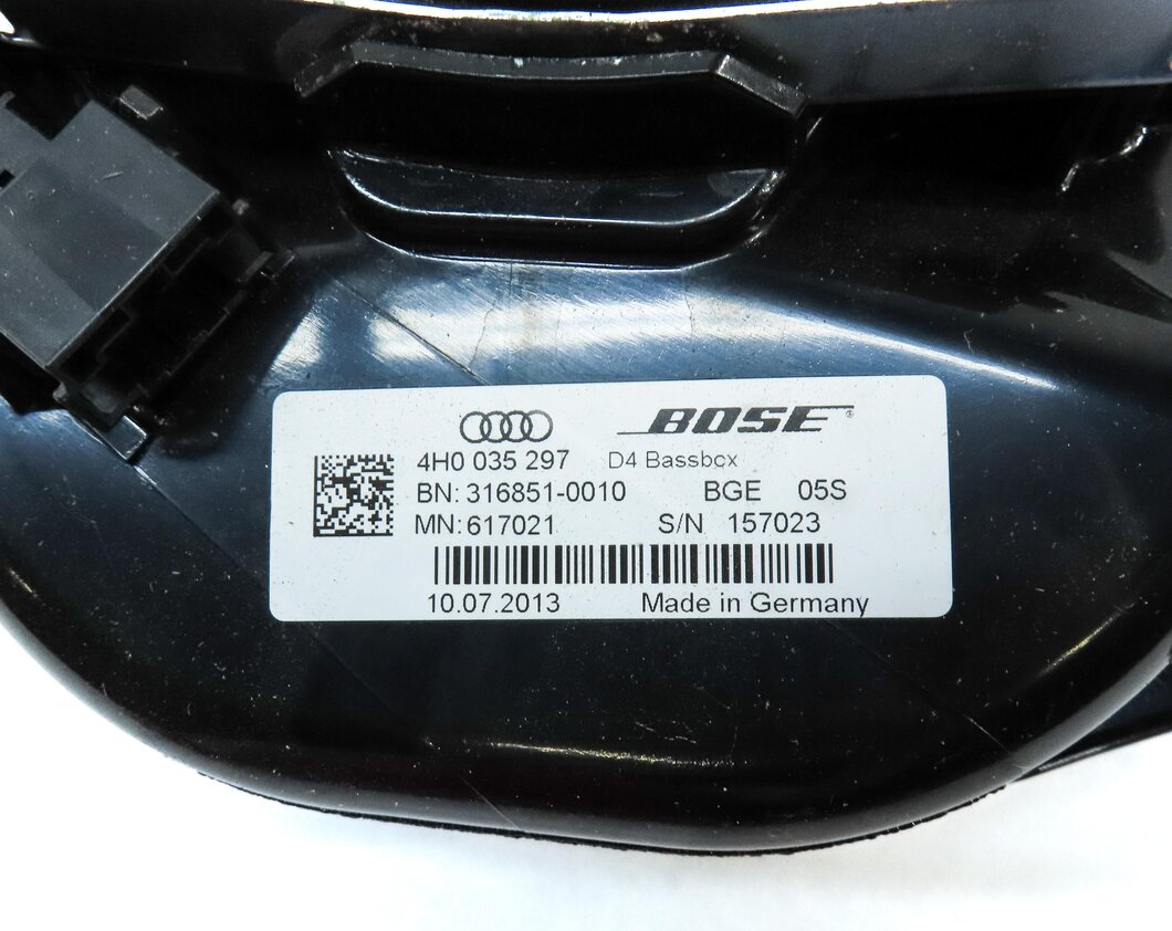 Thumbnail 5: 2014 AUDI A8 D4 4H FRONT LEFT & RIGHT BOSE DOOR SUB WOOFER SUBWOOFER SPEAKER SET