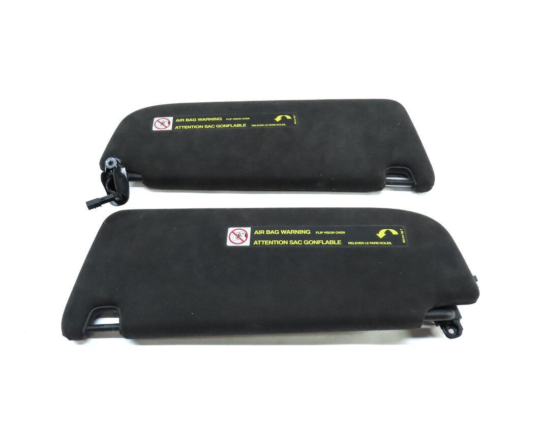 Thumbnail 5: 10-18 AUDI A8 S8 (D4 4H) FRONT LEFT & RIGHT SUNVISOR SUN VISOR SHADE SET (BLACK)