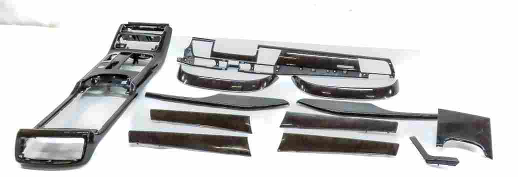 2014 AUDI A8 D4 FRONT REAR LEFT RIGHT DOOR DASH CONSOLE DECORATIVE WOOD TRIM SET