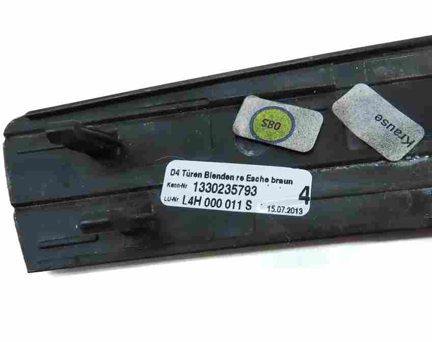 Thumbnail 11: 2014 AUDI A8 D4 FRONT REAR LEFT RIGHT DOOR DASH CONSOLE DECORATIVE WOOD TRIM SET