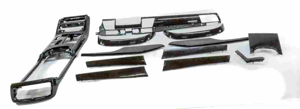 Thumbnail 2: 2014 AUDI A8 D4 FRONT REAR LEFT RIGHT DOOR DASH CONSOLE DECORATIVE WOOD TRIM SET