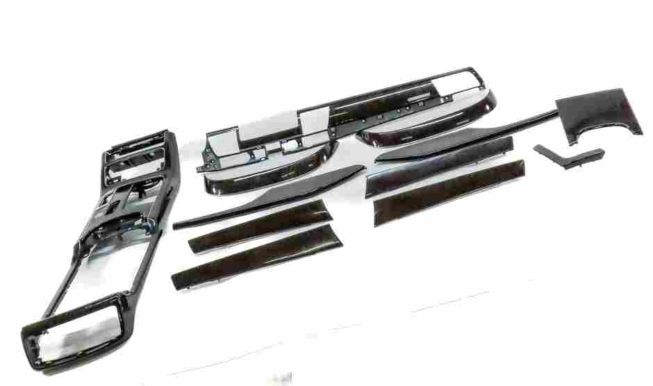 Thumbnail 3: 2014 AUDI A8 D4 FRONT REAR LEFT RIGHT DOOR DASH CONSOLE DECORATIVE WOOD TRIM SET