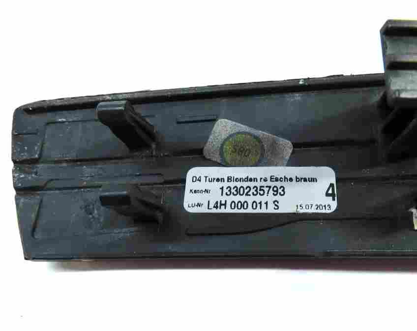 Thumbnail 5: 2014 AUDI A8 D4 FRONT REAR LEFT RIGHT DOOR DASH CONSOLE DECORATIVE WOOD TRIM SET