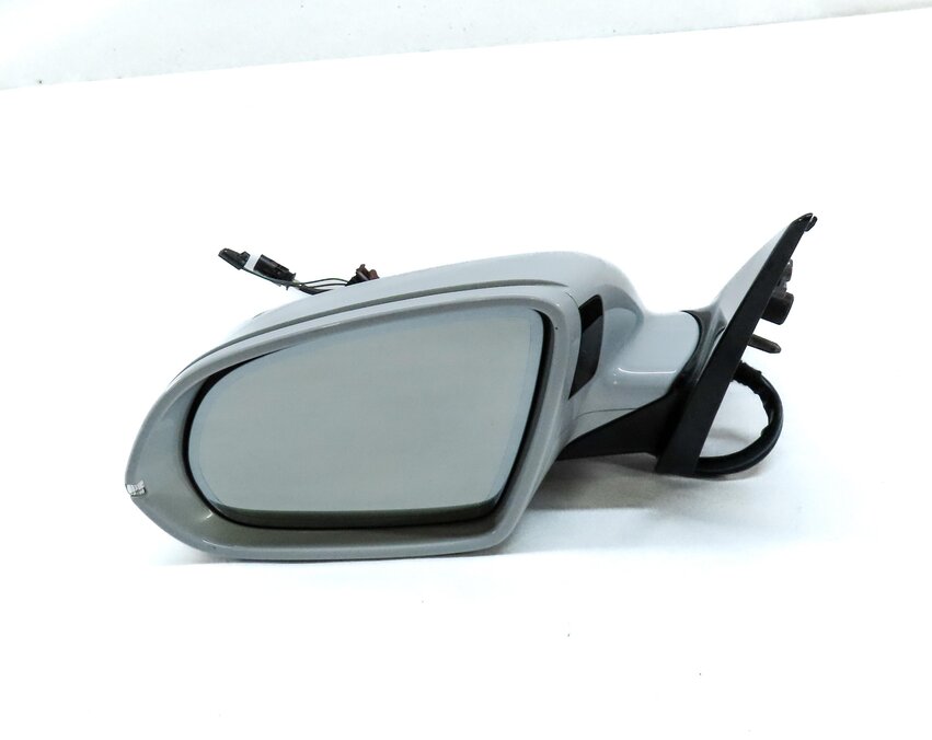 Thumbnail 2: 11-18 AUDI A8 S8 D4 4H LEFT DOOR MIRROR HEATED CAMERA PFOLD AUTODIM BLIND WHITE