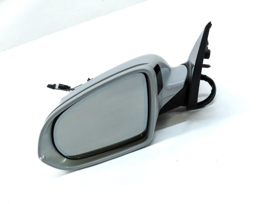 Thumbnail 3: 11-18 AUDI A8 S8 D4 4H LEFT DOOR MIRROR HEATED CAMERA PFOLD AUTODIM BLIND WHITE