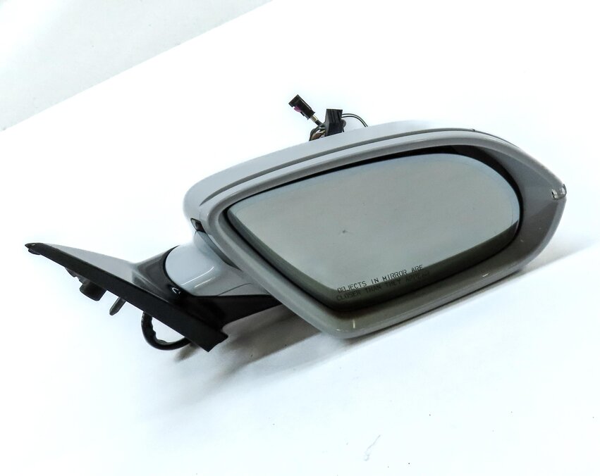 Thumbnail 3: 11-18 AUDI A8 S8 D4 4H RIGHT DOOR MIRROR HEATED CAMERA PFOLD AUTODIM BLIND WHITE