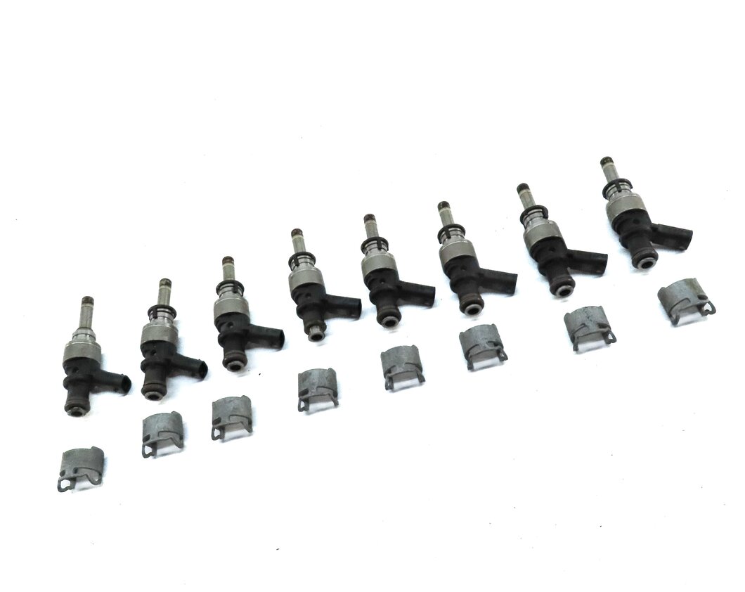 Thumbnail 3: 2013-2014 AUDI A8 S8 (D4 4H) 4.0L TURBO CEUA ENGINE FUEL INJECTOR SET 8
