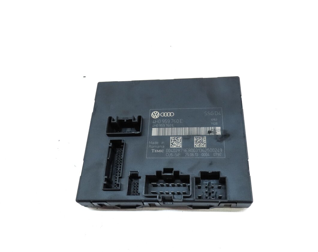 Thumbnail 2: 2014 AUDI A8 (D4 4H) FRONT LEFT DRIVER SEAT CONTROL MODULE (BLACK) 4H0959760E