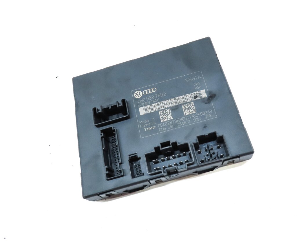 Thumbnail 3: 2014 AUDI A8 (D4 4H) FRONT LEFT DRIVER SEAT CONTROL MODULE (BLACK) 4H0959760E