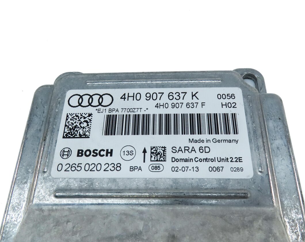 Thumbnail 4: 2014 AUDI A8 (D4 4H) YAW TURN RATE SPEED SENSOR MODULE 4H0907637K