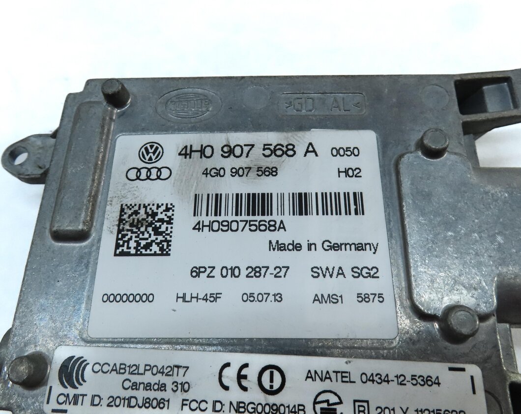 Thumbnail 4: 2014 AUDI A8 (D4 4H) LANE DEPARTURE RADAR DISTANCE SENSOR MODULE (SLAVE)