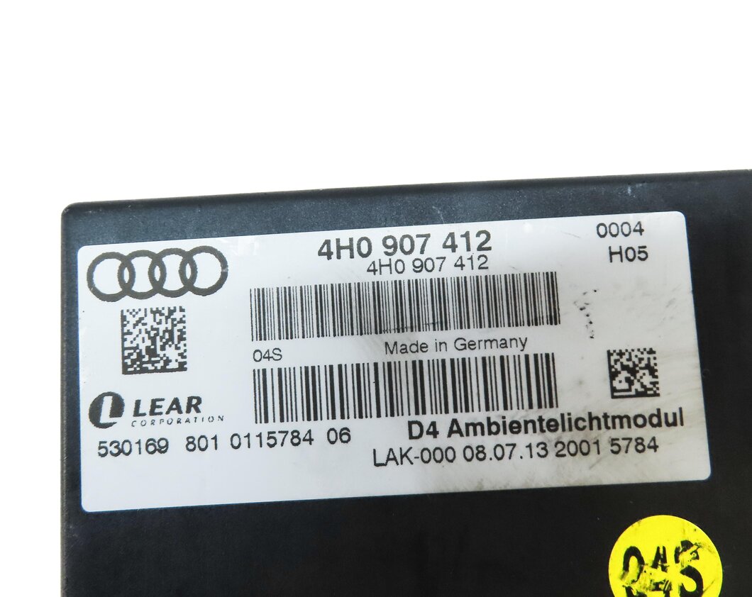 Thumbnail 15: 2014 AUDI A8 D4 4H SPEEDOMETER GATEWAY BODY ENGINE MODULE & KEY IMMOBILIZER SET