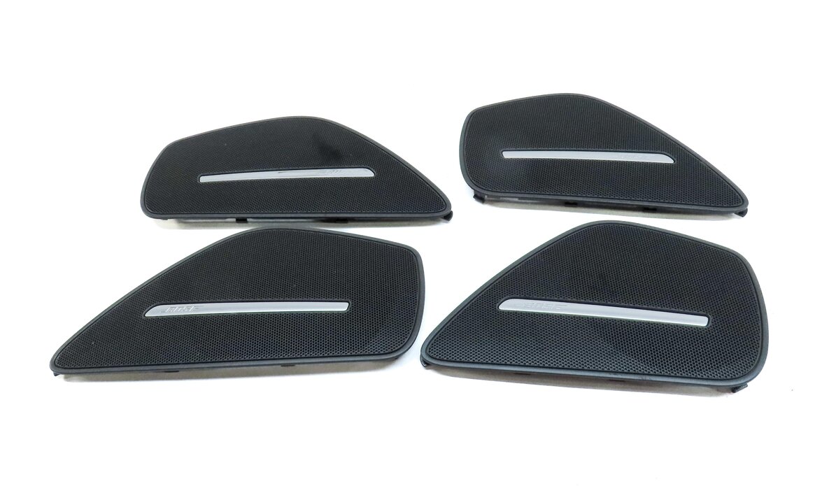 Thumbnail 2: 2014 AUDI A8 (D4 4H) FRONT REAR LEFT RIGHT BOSE SPEAKER COVER GRILLE SET 4