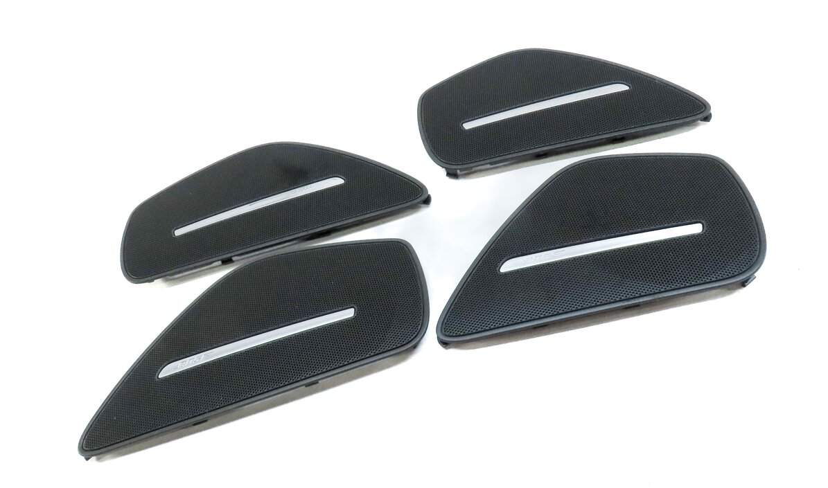 Thumbnail 3: 2014 AUDI A8 (D4 4H) FRONT REAR LEFT RIGHT BOSE SPEAKER COVER GRILLE SET 4