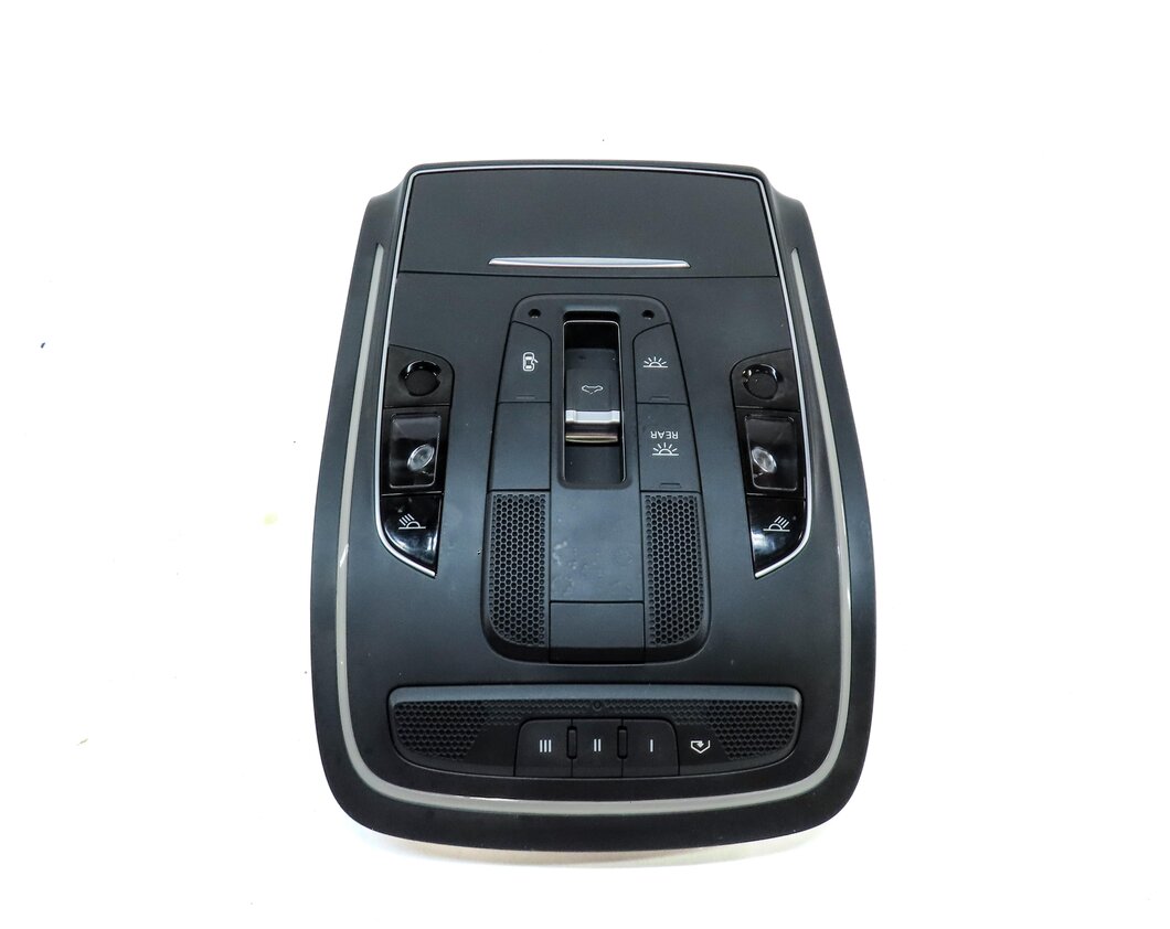 Thumbnail 5: 2014 AUDI A8 (D4 4H) FRONT CENTER ROOF PRIMARY DOME LIGHT ASSEMBLY (BLACK)