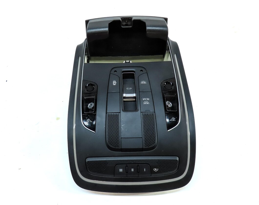 Thumbnail 6: 2014 AUDI A8 (D4 4H) FRONT CENTER ROOF PRIMARY DOME LIGHT ASSEMBLY (BLACK)