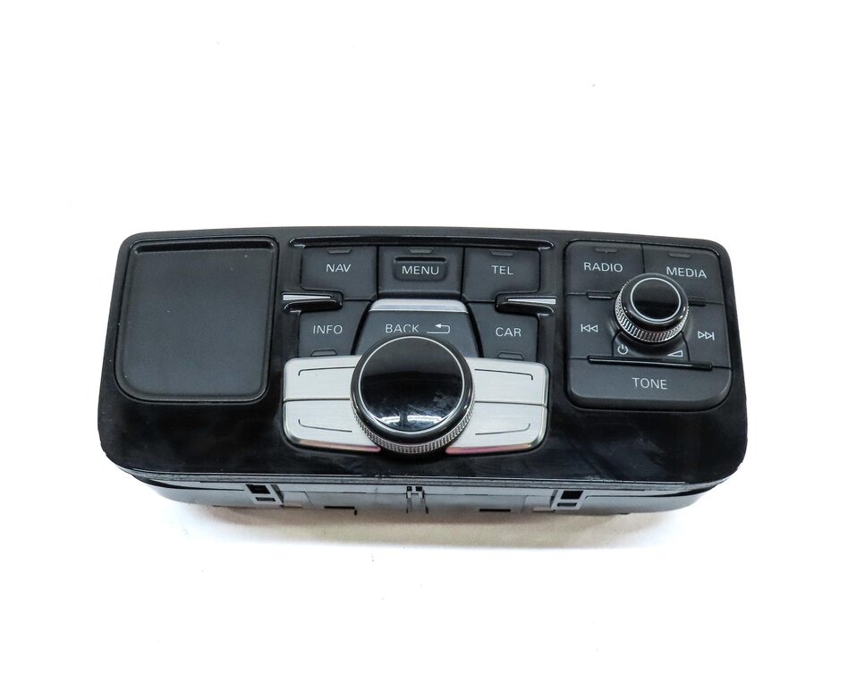 Thumbnail 2: 11-18 AUDI A8 S8 (D4 4H) CENTER CONSOLE MMI NAVIGATION CONTROL SWITCH (OPT 8DY)