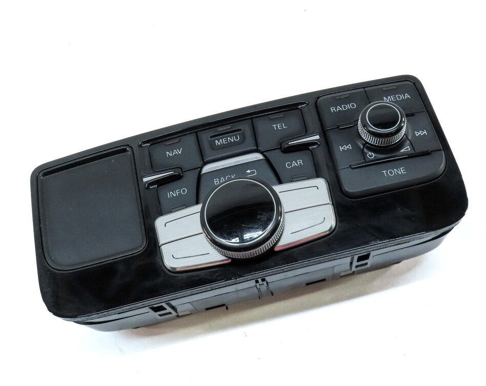 Thumbnail 3: 11-18 AUDI A8 S8 (D4 4H) CENTER CONSOLE MMI NAVIGATION CONTROL SWITCH (OPT 8DY)