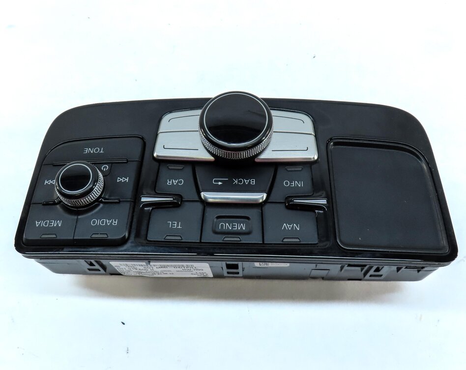 Thumbnail 4: 11-18 AUDI A8 S8 (D4 4H) CENTER CONSOLE MMI NAVIGATION CONTROL SWITCH (OPT 8DY)
