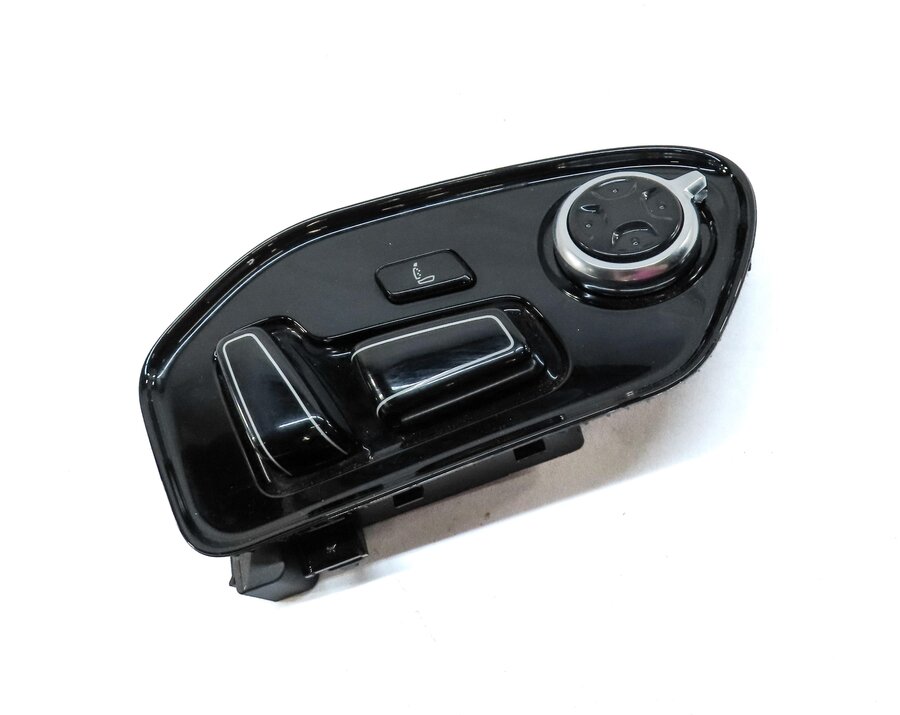Thumbnail 3: 2014 AUDI A8 (D4 4H) FRONT RIGHT PASSENGER SEAT ADJUST SWITCH w/ MASSAGE (BLACK)