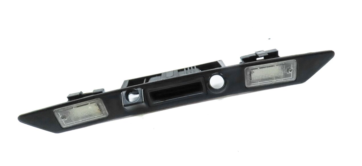 Thumbnail 3: 2014 AUDI A8 (D4 4H) REAR HATCH TRUNK HANDLE ASSEMBLY w/ LICENSE PLATE LIGHTS