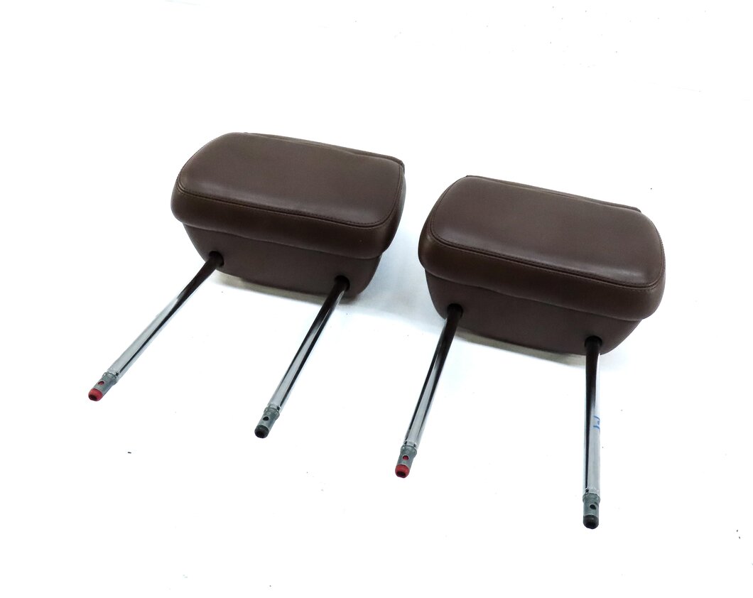 Thumbnail 1: 12-18 AUDI A8 S8 (D4 4H) FRONT LEFT & RIGHT SEAT HEADREST SET2 (NOUGAT BROWN)